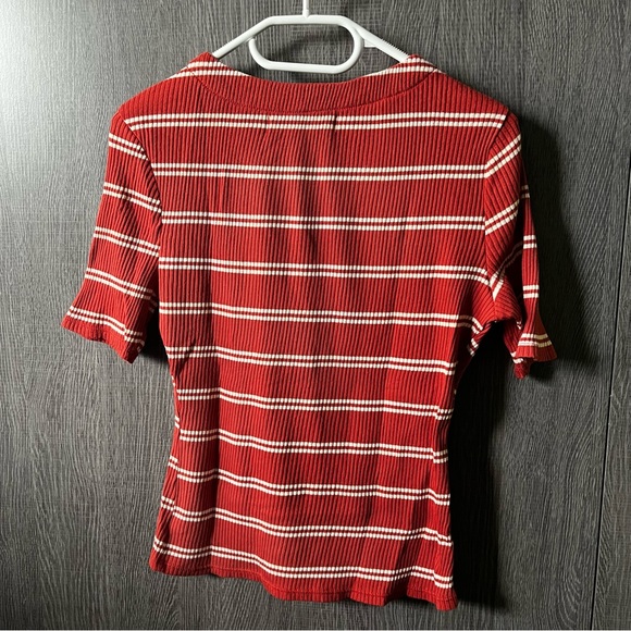 Button up striped top - Picture 2 of 4